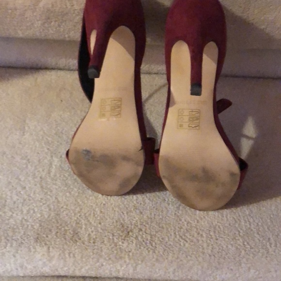 Call it Spring RED spiked heel microfibre dress shoes size 8.❤️. - Picture 5 of 7